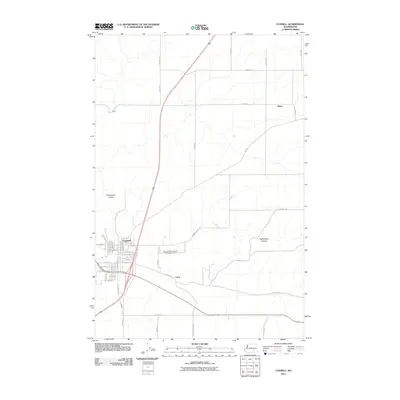 2011 Map of Connell, 2011 Print