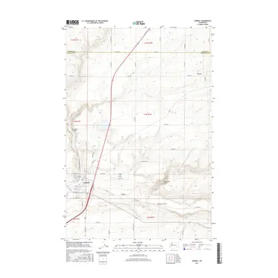 2017 Map of Connell, 2017 Print