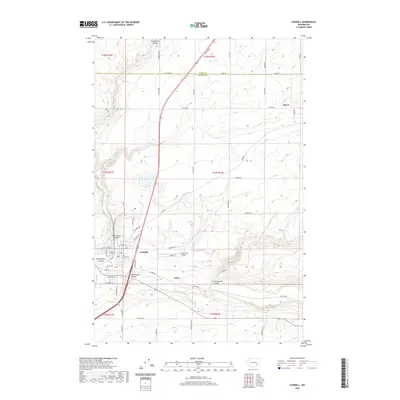 2020 Map of Connell, 2020 Print