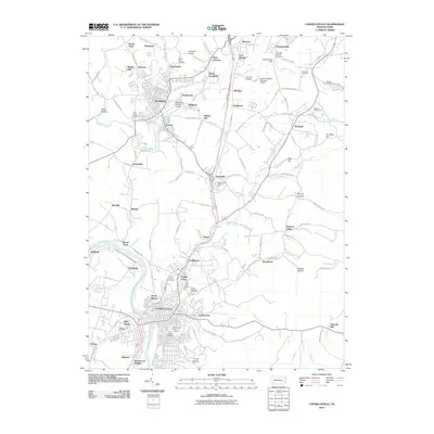 2010 Map of Connellsville, 2010 Print