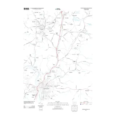 2013 Map of Connellsville, 2013 Print