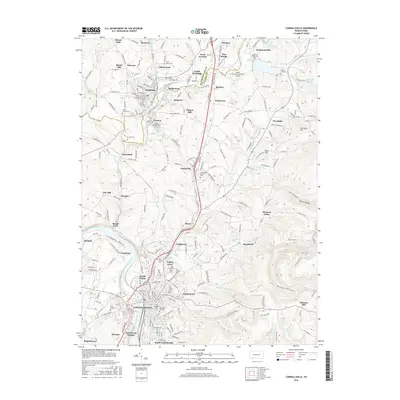 2016 Map of Connellsville, 2016 Print