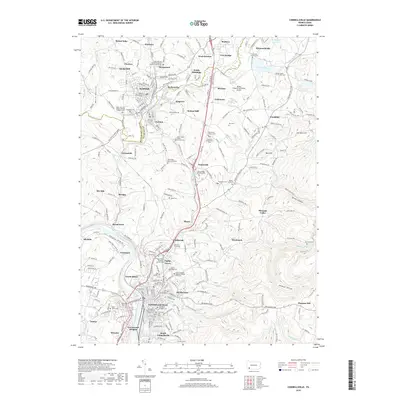 2019 Map of Connellsville, 2019 Print