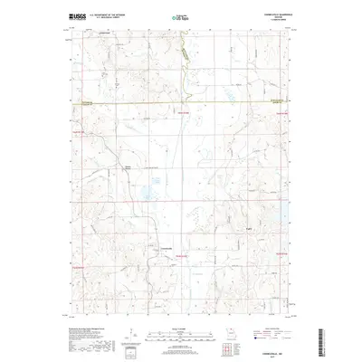 2017 Map of Connelsville, 2017 Print