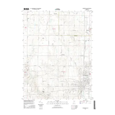 2016 Map of Connersville, 2016 Print