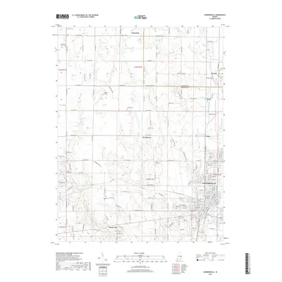 2019 Map of Connersville, 2019 Print