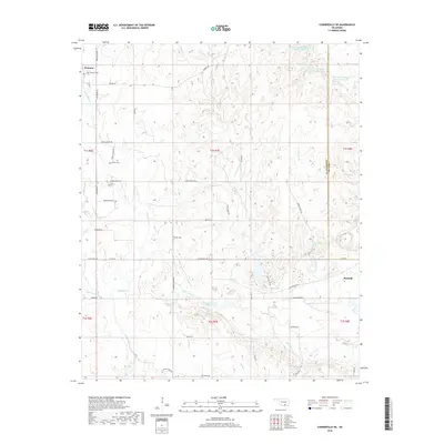 2018 Map of Connerville NE, 2018 Print