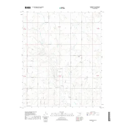 2018 Map of Connerville SE, 2018 Print