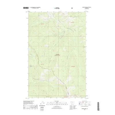 2020 Map of Connor Creek, 2020 Print