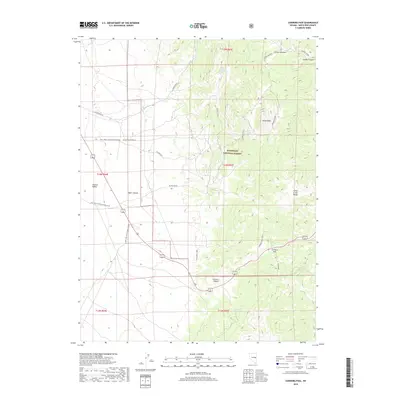 2018 Map of Connors Pass, 2018 Print
