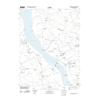 2011 Map of Conowingo Dam, 2011 Print