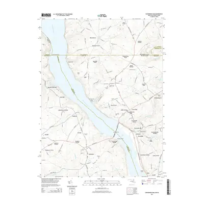 2014 Map of Conowingo Dam, 2014 Print