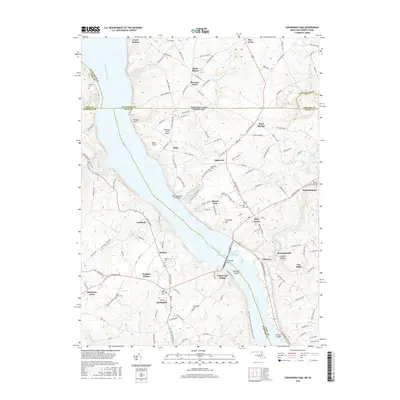 2016 Map of Conowingo Dam, 2016 Print