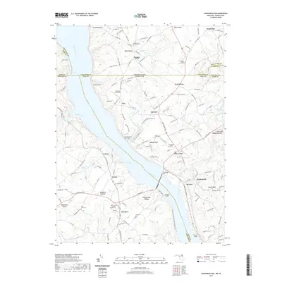 2019 Map of Conowingo Dam, 2019 Print
