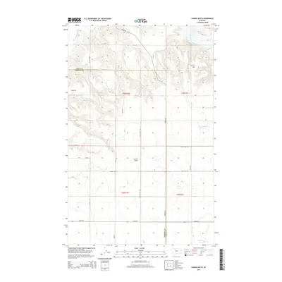 2014 Map of Conrad Butte, 2014 Print