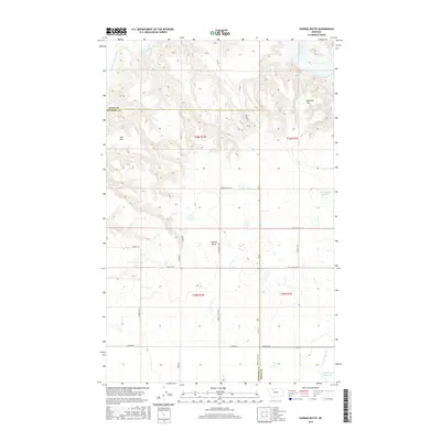 2017 Map of Conrad Butte, 2017 Print