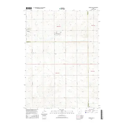 2015 Map of Conrad East, 2015 Print