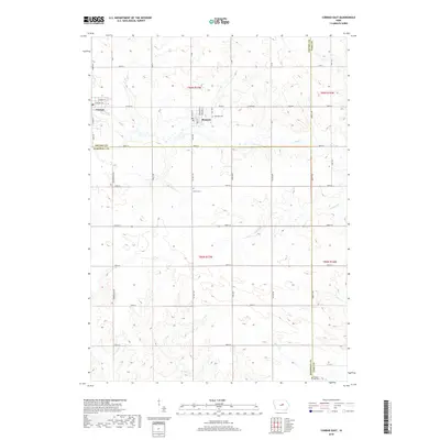 2018 Map of Conrad East, 2018 Print