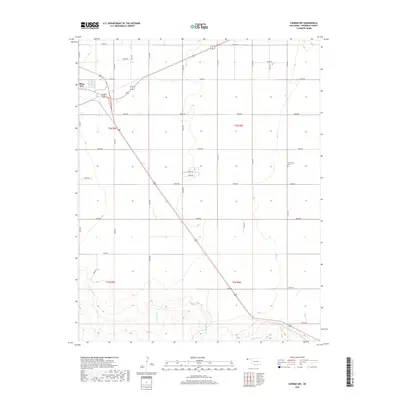 2018 Map of Conrad NW, 2018 Print