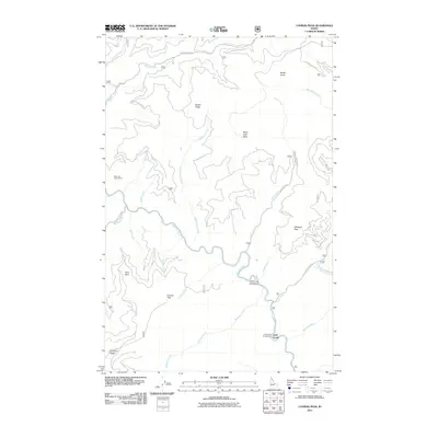2011 Map of Conrad Peak, 2011 Print