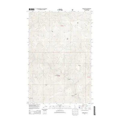 2013 Map of Conrad Peak, 2013 Print
