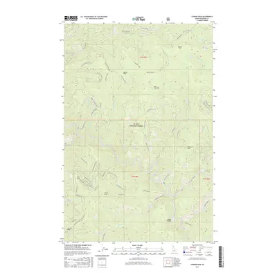 2017 Map of Conrad Peak, 2017 Print