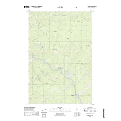 2020 Map of Conrad Peak, 2020 Print