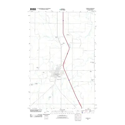 2011 Map of Conrad, 2011 Print