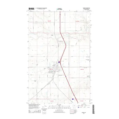 2014 Map of Conrad, 2014 Print
