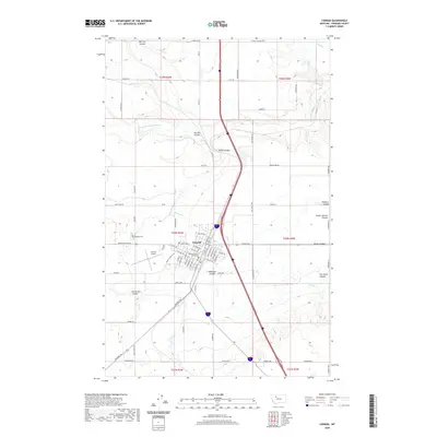 2020 Map of Conrad, 2020 Print