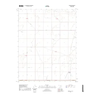2018 Map of Conrad SW, 2018 Print