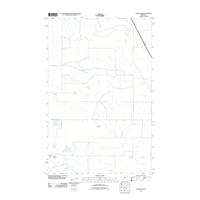 2011 Map of Conrad SW, 2011 Print