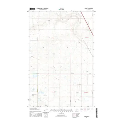 2017 Map of Conrad SW, 2017 Print