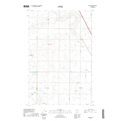 2020 Map of Conrad SW, 2020 Print