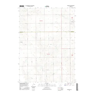 2015 Map of Conrad West, 2015 Print