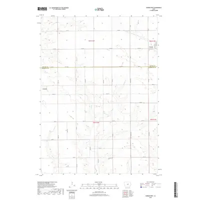 2018 Map of Conrad West, 2018 Print