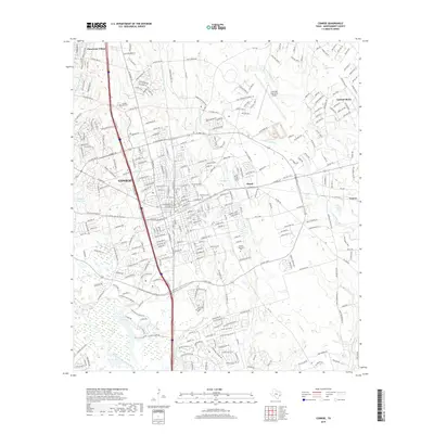 2019 Map of Conroe, 2019 Print