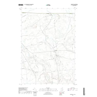 2019 Map of Constable, 2019 Print