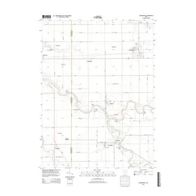 2013 Map of Continental, 2013 Print