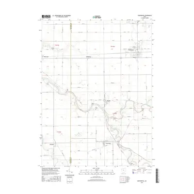 2016 Map of Continental, 2016 Print