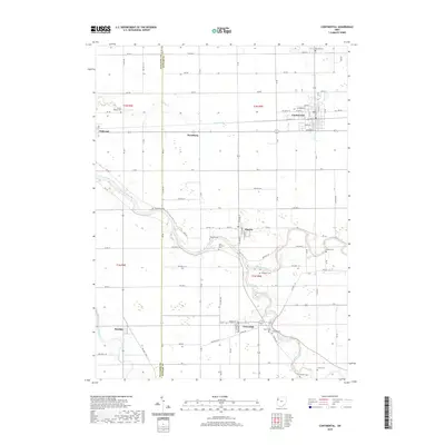 2019 Map of Continental, 2019 Print