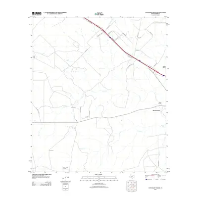 2012 Map of Contrary Creek, 2012 Print