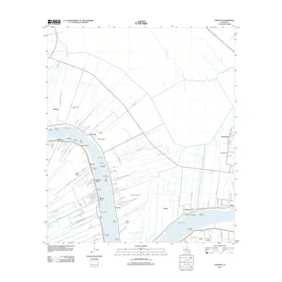 2012 Map of Convent, 2012 Print