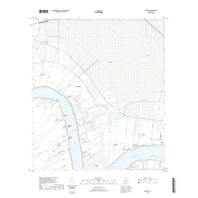 2018 Map of Convent, 2018 Print