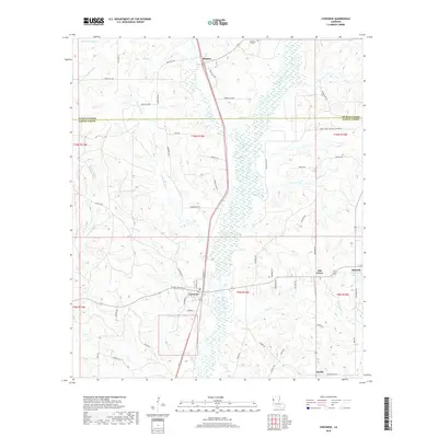 2018 Map of Converse, 2018 Print