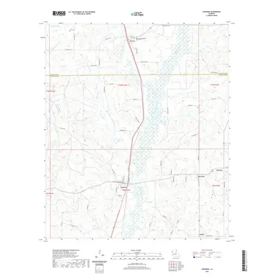 2020 Map of Converse, 2020 Print