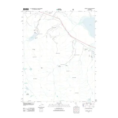 2012 Map of Convict Lake, 2012 Print