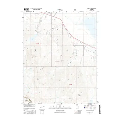 2015 Map of Convict Lake, 2015 Print