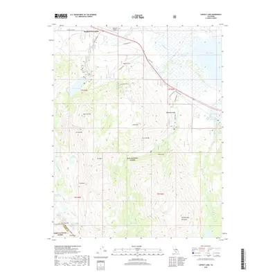2018 Map of Convict Lake, 2018 Print