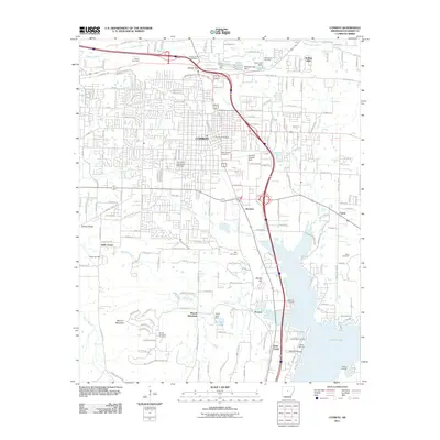 2011 Map of Conway, 2011 Print